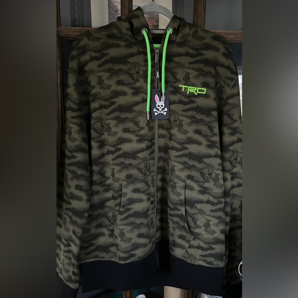 Psycho Bunny Toyota TRD Branded Zip Up Hoodie
